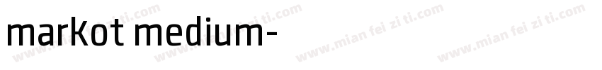 markot medium字体转换
